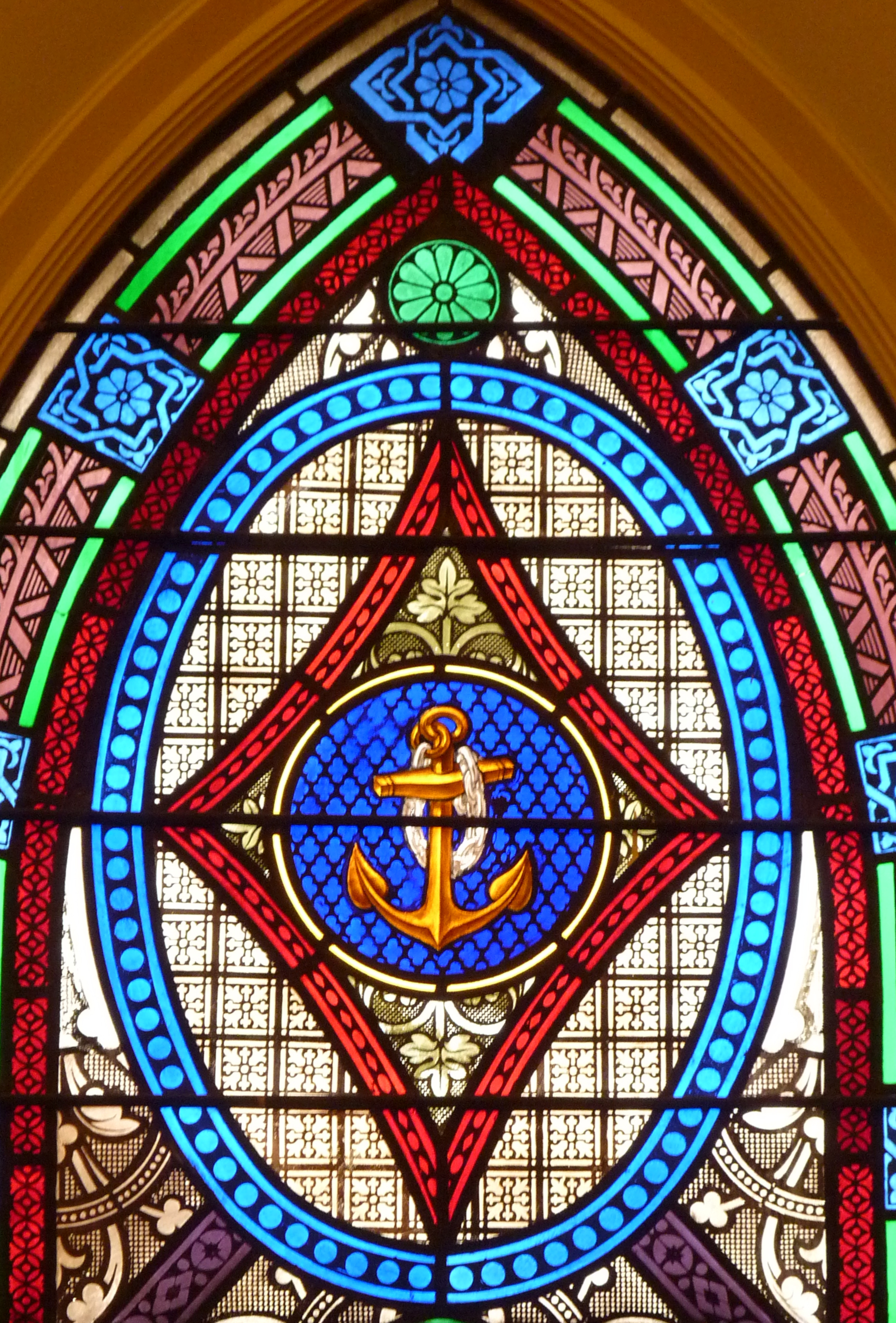 stained glass window