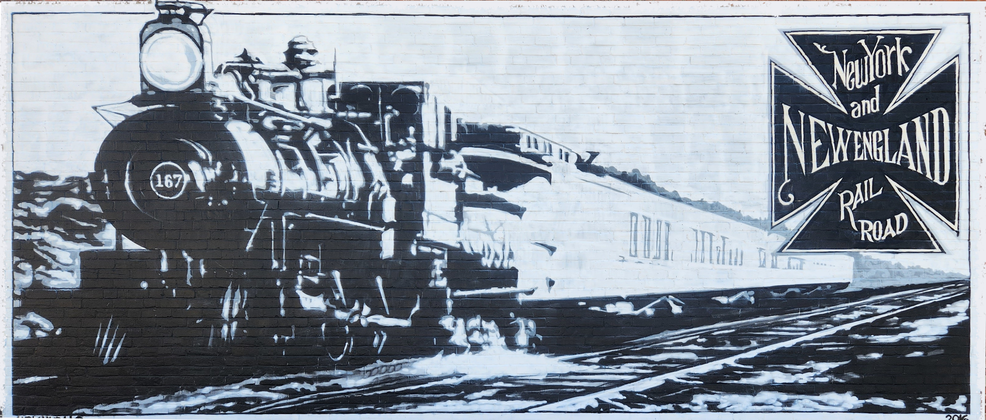 Ghost Train Mural