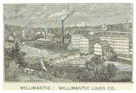 Post Card view of Willimantic Linen