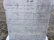 Grave marker Anne Axelrod